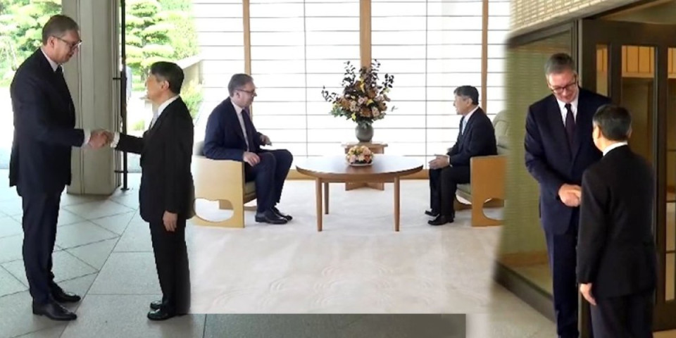 Istorijski gest u Japanu: Car Naruhito dočekao Vučića, jedini lider iz regiona sa posebnom čašću (VIDEO)