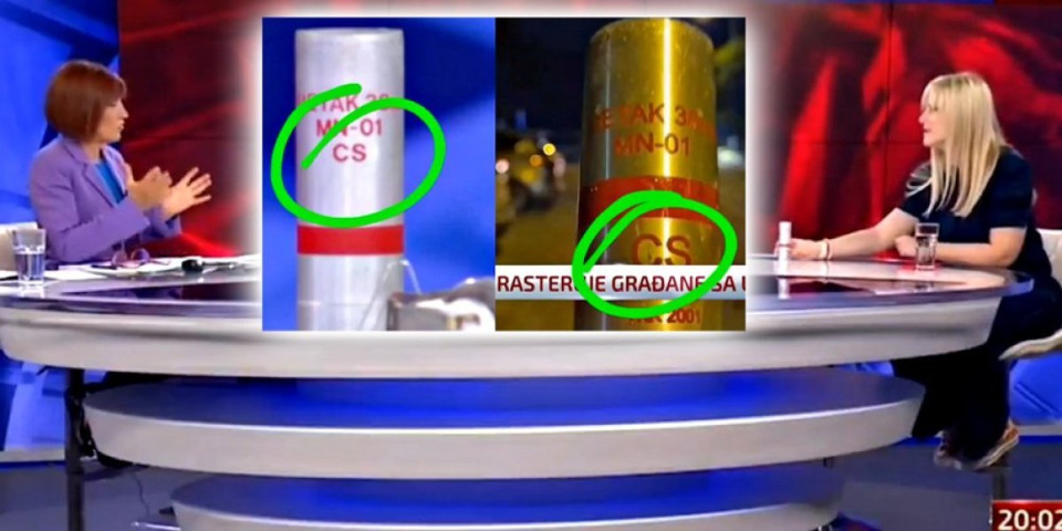 Blamaža N1! Pričali o "bojnom otrovu", a pokazali običnu patronu suzavca (VIDEO)