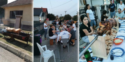 Nesvakidašnji prizor iz Mačve oduševio je Srbiju! Naime, gotovo ceo komšiluk izašao je na ulicu i okrenuo prase samo sa jednim ciljem - zabava i druženje!