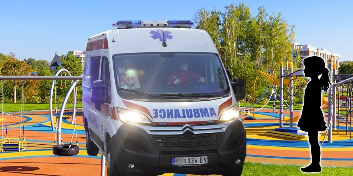 Užas na Voždovcu: Devojčica (5) zadobila prelom lobanje dok se igrala u parku