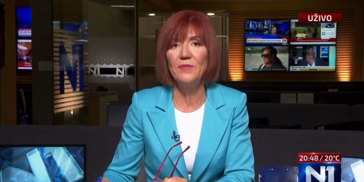 Zlo na Šolakovoj N1: Danica Vučenić u dva minuta pokazala pravo lice antisrpske propagande (VIDEO)