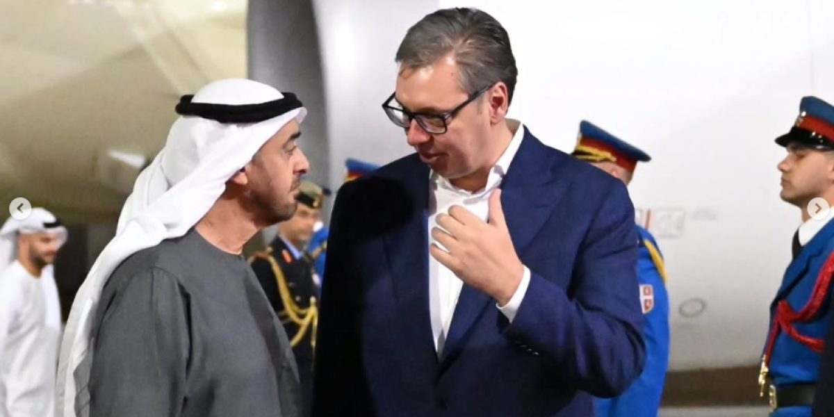 Vučić dočekao šeika Mohameda: Predsednik UAE biće gost na vojnoj paradi