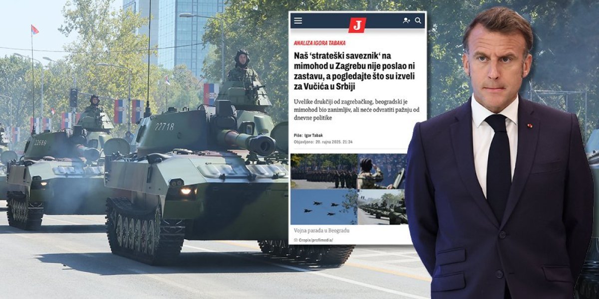 Hrvati kukaju na sav glas zbog vojne parade u Srbiji i francuskih "rafala": "Makron više poštuje Vučića i Srbiju od nas"