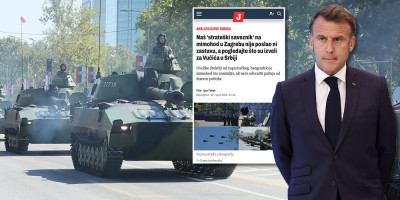 Velika vojna parada "Snaga jedinstva", na kojoj je bilo angažovano najmanje 10.000 učesnika i prikazano oko 2.500 sredstava naoružanja i vojne opreme, trn je u oku Hrvatima, očajnim zbog činjenice da su juče u Beogradu prikazani aduti francuske armije.