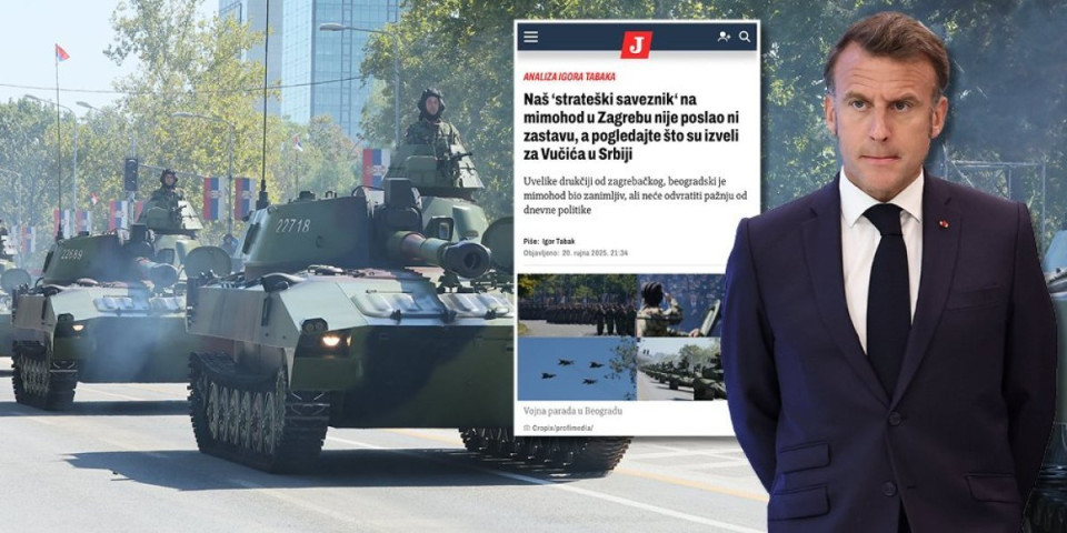 Hrvati kukaju na sav glas zbog vojne parade u Srbiji i francuskih "rafala": "Makron više poštuje Vučića i Srbiju od nas"