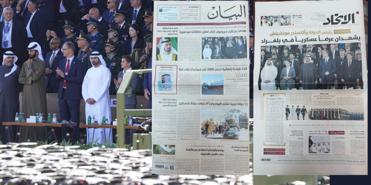 (VIDEO) Dobar glas daleko se čuje: Ogromni publicitet za Vojnu paradu u UAE medijima!