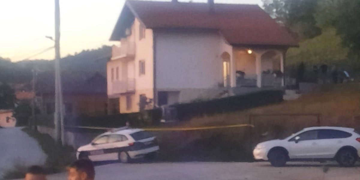 Kuća u kojoj je ubijen muškarac u Gračanici
