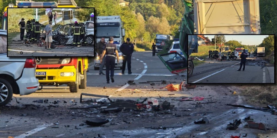 Podleteo pod šleper: Horor kod Vladimiraca - ima poginulih (FOTO)