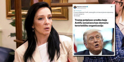 Svi se pitaju šta li će biti sa perjanicom Dragana Đilasa, Marinikom Tepić, nakon što je američki predsednik Donald Tramp radikalno levičarsku organizaciju Antifa proglasio terorističkom.