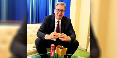 Predsednik Srbije Aleksandar Vučić održao je istorijski govor na Generalnoj skupštini UN u Njujorku, posle čega se obratio medijima.