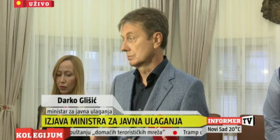 Ministar za javna ulaganja i istaknuti član Srpske napredne stranke (SNS) Darko Glišić, koji je početkom avgusta doživeo moždani udar u Jutarnjem programu na televiziji Pink, vratio se na posao.