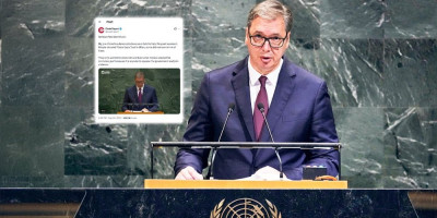 Predsednik Srbije Aleksandar Vučić održao je u sredu vatreni govor u Generalnoj Skupštini Ujedinjenih Nacija u Njujorku, a jedan njegov deo je posebno odjeknuo u čitavom svetu.