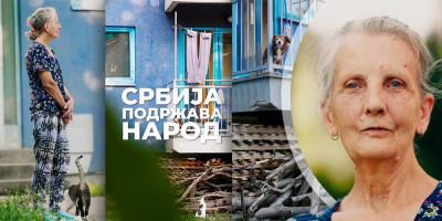 U toku je kampanja "Srbija podržava narod", a Đulka Majstorović iz Leskovca, koja je izbegla iz BiH, poručila je da poštuje sve mere predsednika Aleksandra Vučića.