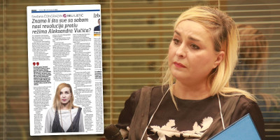 Naizgled nezamislivo, ali propagiranje i poziv na rat su dnevna vest tajkunskog lista Danas, gde novinarka Snežana Čongradin poziva na haos.