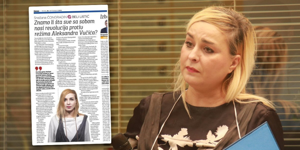 Neviđeno zlo, novinarka lista "Danas" poziva na rat u Srbiji: Sraman tekst osvanuo, nek padne krv samo da Vučić ode