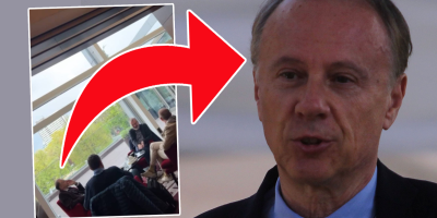 Vladan Đokić, rektor Beogradskog univerziteta, koji više od deset meseci nije kročio na svoje radno mesto, ima vremena napretek za susrete sa moćnim strancima!