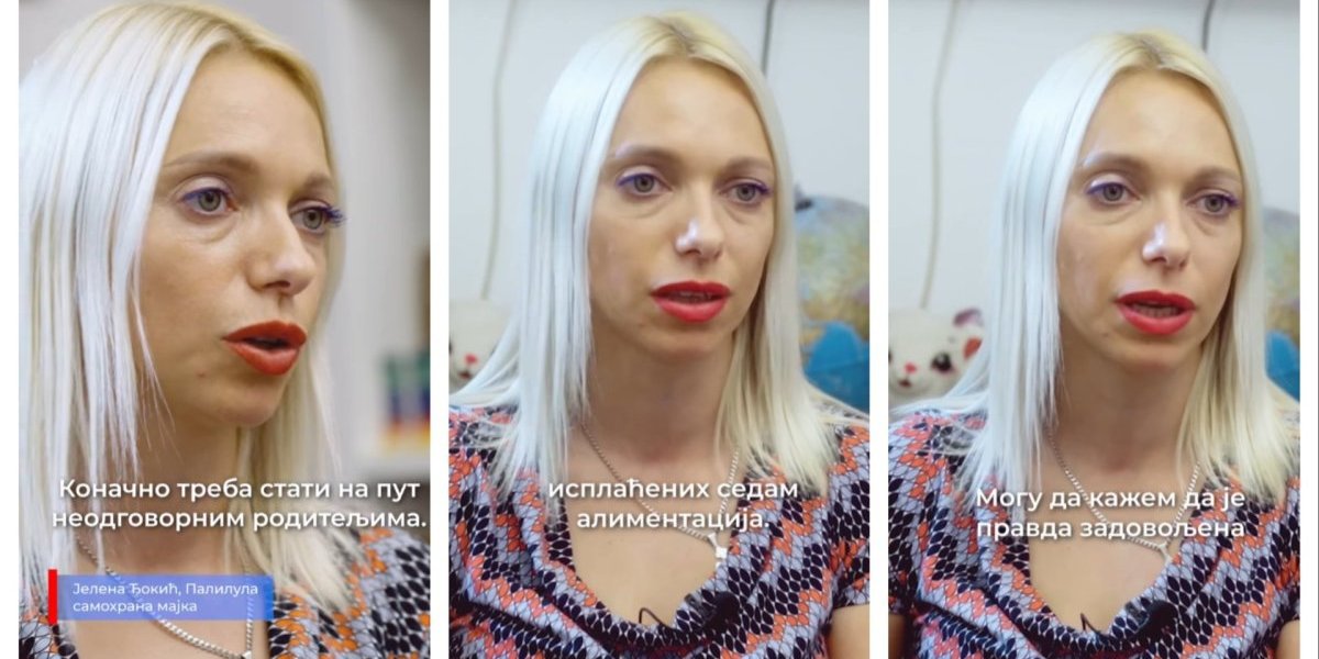 (VIDEO) Samohrana majka sa Palilule otvorila dušu: Ćerka i ja se osećamo sigurnije od kada je država uvela Alimentacioni fond