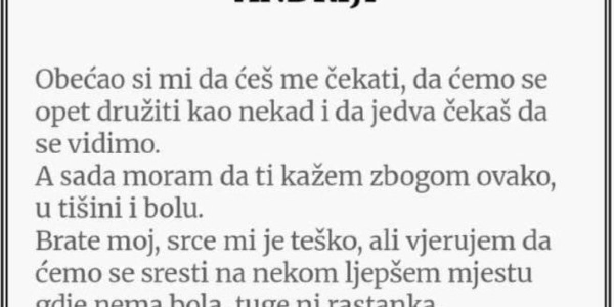Braća Roganović dali čitulje za Beladu i Ivanovića
