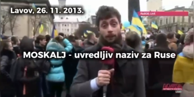 "Ko ne skače, taj je Moskalj", odzvanjalo je širom Ukrajine krajem 2013. godine, dok je istovremeno masa mladih ljudi okupljenih na ulicama i trgovima većih gradova bivše republike SSSR skakala i ponavljala tu već poznatu parolu.