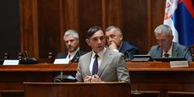 U Narodnoj skupštini Srbije održava se Prva medjunarodna parlamentarna konferencija "BRIKS - Srbija medju prijateljima" u organizaciji poslanika Pokreta socijalista kojoj prisustvuju ambasadori i diplomate Rusije, NR Kine, Belorusije, Venecuele, UAE, Irana, Kube, Palestine, Alžira, Meksika, Kazahstana, Brazila, Mjanmara.