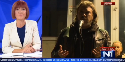 Najnoviji skandal dogodio se na antisrpskoj televiziji N1 kada je u program uživo tajkunska voditeljka Danica Vučenić najavila kao nešto mnogo važno govor blokadera koji je, verovali ili ne, ranije "uhvaćen" kako opšti sa usisivačem.