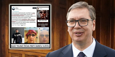 Rade Trunić zvani “Čičan” je na platformi "X" objavio intervju, sa za sad NN licem, gde je izneo niz lažnih tvrdnji na temu se*sualne orijentacije šefa države pominjajući majku predsednika Vučića - Angelinu i druge.