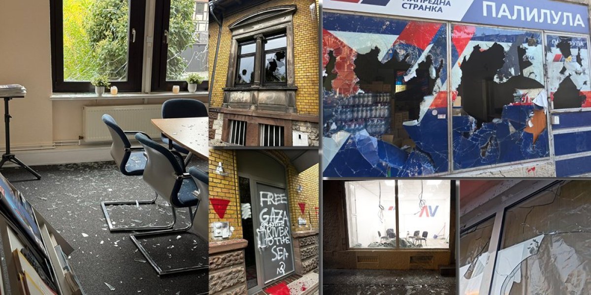 Blokaderi svuda isto divljaju: Prostorije CDU u Nemačkoj uništene kao i kancelarije SNS