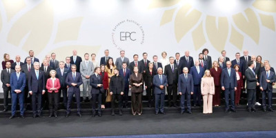 Predsednik Republike Srbije Aleksandar Vučić na samitu Evropske političke zajednice u Kopenhagenu.