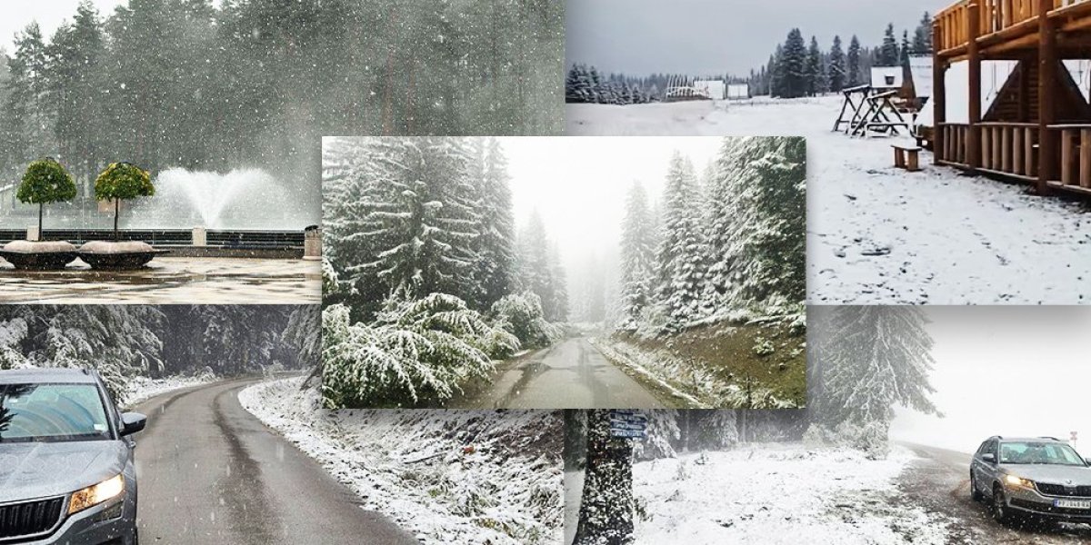 Okovana Srbija: Neverovatne slike snega u oktobru (FOTO/VIDEO)