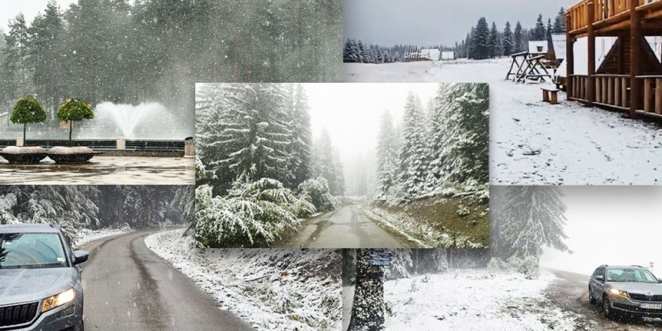 Okovana Srbija: Neverovatne slike snega u oktobru (FOTO/VIDEO)
