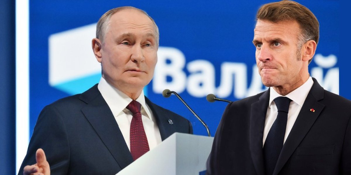 (VIDEO) Putin sa govornice zagrmeo na Makrona: Nije svestan šta ga čeka nakon ovoga
