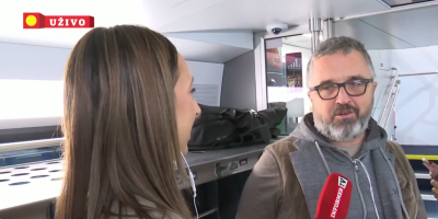 Glavni urednik Informera Dragan J. Vučićević uključio se uživo sa Prokopa u program uživo Informer televizije.