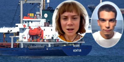 Švedska aktivistkinja Greta Tunberg, koja se zalaže za borbu protiv klimatskih promena, a u stvari se pojavljuje u svim zemljama gde su na snazi nemiri i pokušaji rušenja vlada i režima, zakukala je na sav glas iz Izraela, gde je uhapšena sa grupom istomišljenika u pokušaju da probiju izraelsku pomorsku blokadu.