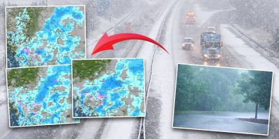 Republički hidrometeorološki zavod Srbije danas je tokom prepodnevnih časova najavio novo oblačenje sa kišom, kao i sneg koji se očekuje na visokim planinama pred jutro.