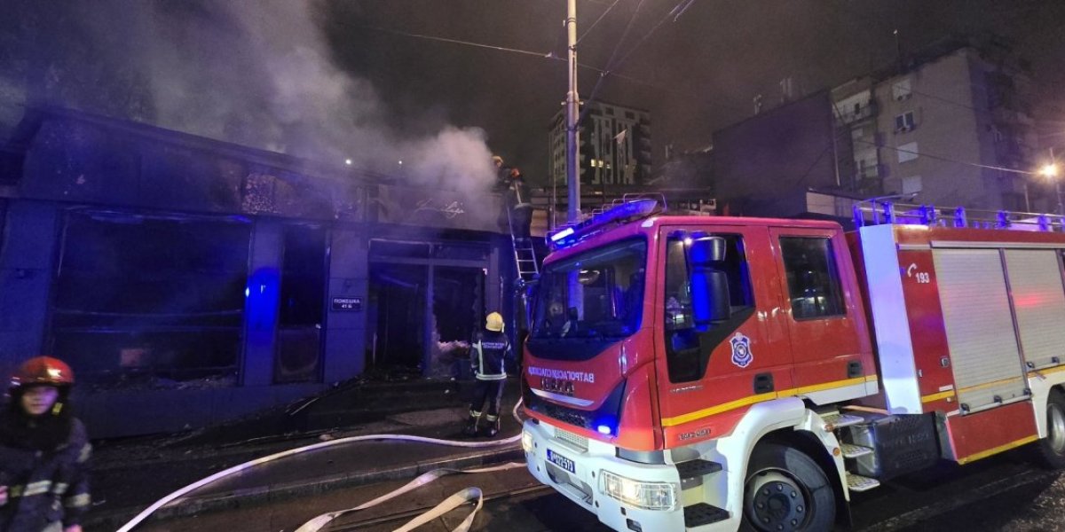Buknuo požar u poznatom beogradskom tržnom centru: Sumnja se da je ovo uzrok