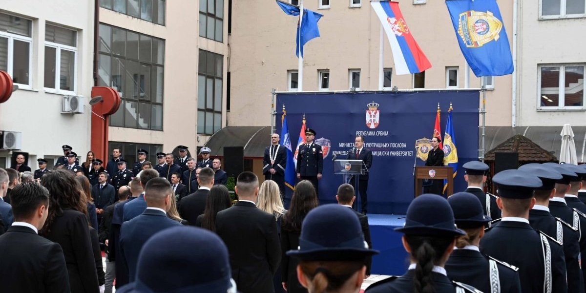 Ivica Dačić na Kriminalističko-policijskom Univerzitetu