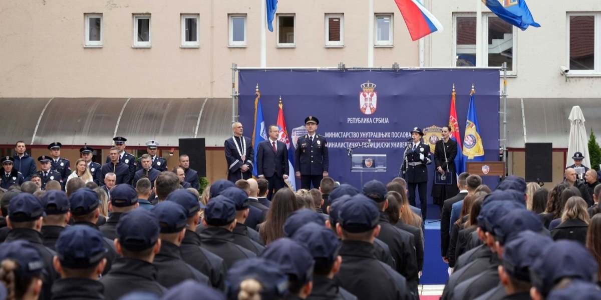 Ivica Dačić na Kriminalističko-policijskom Univerzitetu