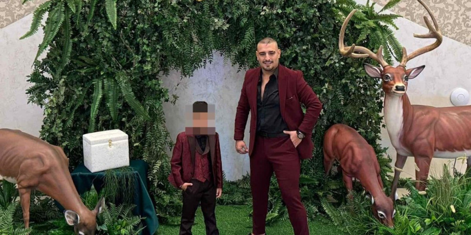 Darko Lazić odrešio kesu za ćerkin prvi rođendan: Jeleni i srne u sali, na stolovima poruka