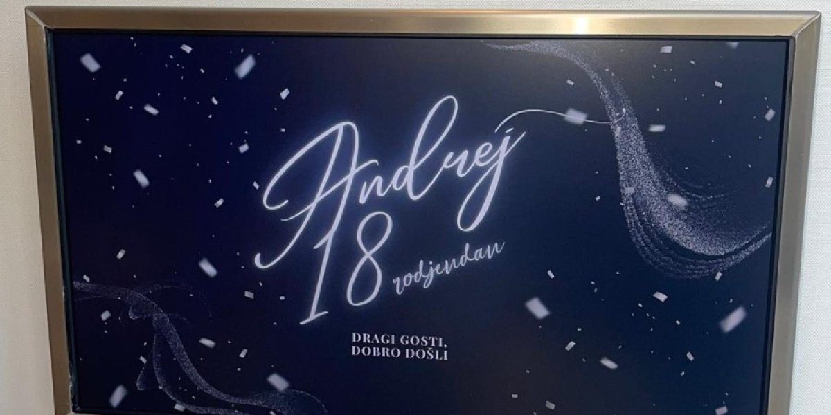 Proslava 18. rođendana sina Viki Miljković