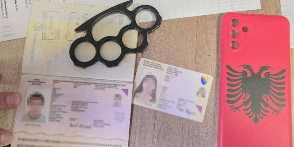 Drama kod Pionirskog parka: Policija uhvatila sumnjive osobe sa bokserom i simbolima Albanije (FOTO)