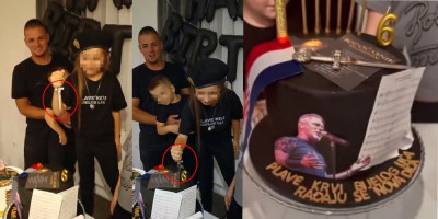 Ustaše svoju maloletnu decu uče od malena da mrze Srbe, uzvikuju ustaški poklič 'Za dom spremni' i koriste oružje!