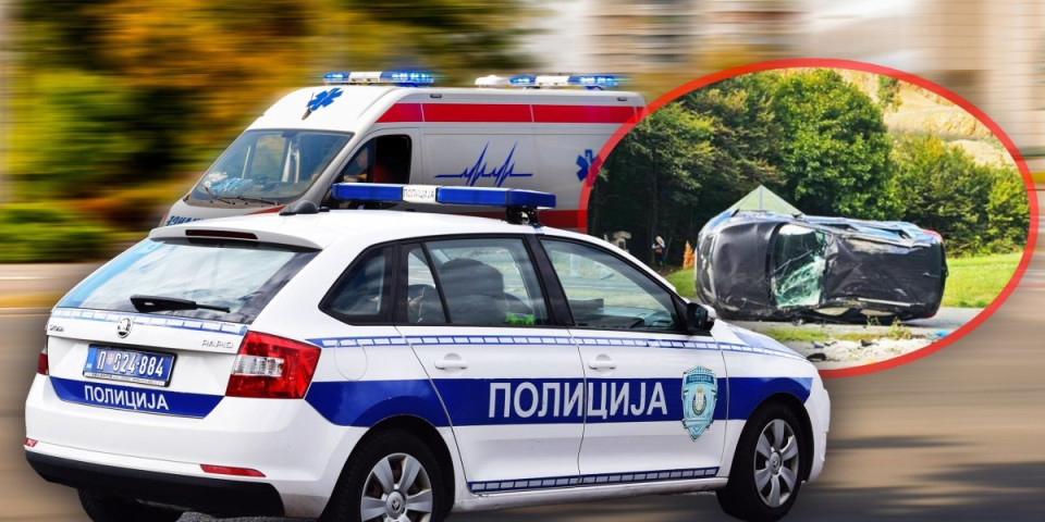 Automobil završio slupan pored kolovoza: Saobraćajna nezgoda na putu Zlatibor - Užice