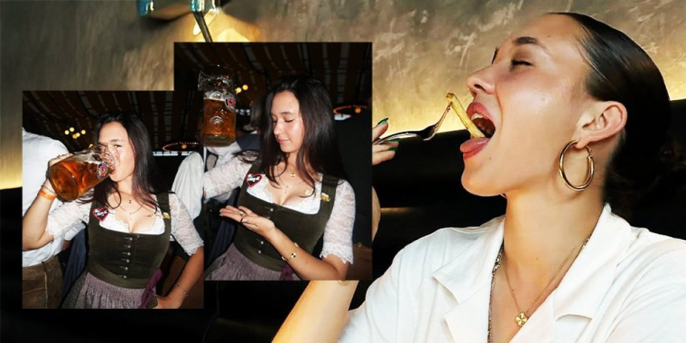 Momci, ko bi je ženio? Bujne grudi i džinovsko pivo - prelepa teniserka oduševila ceo svet (FOTO/VIDEO)