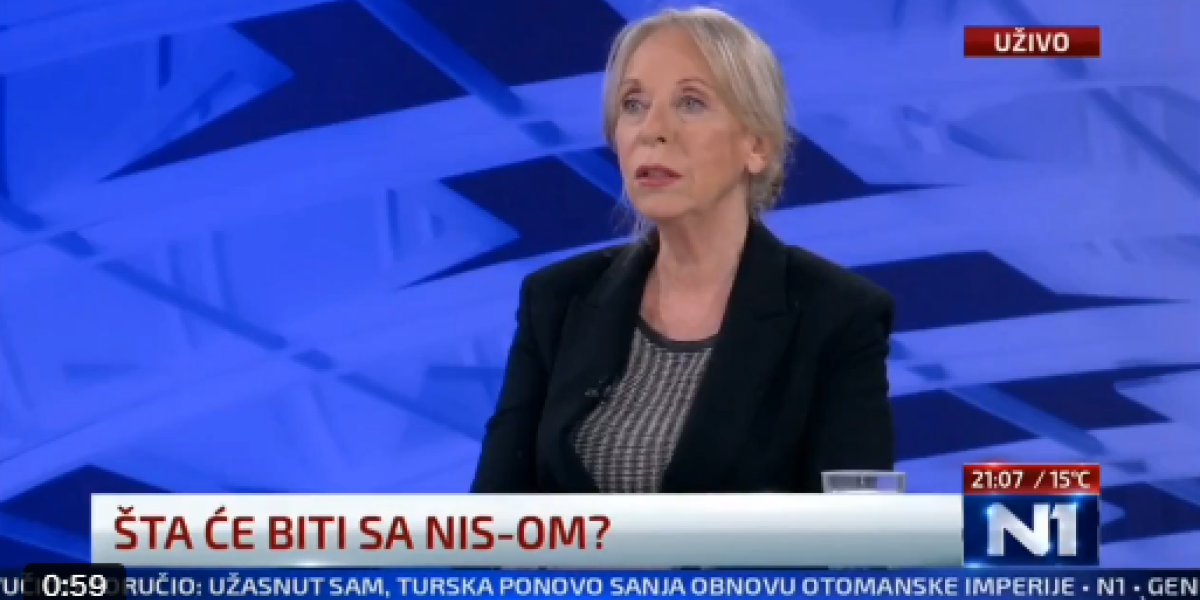 Da li je ovo moguće?! Profesorka na tajkunskoj N1 iznela skandalozan predlog za NIS - spomenula prodaju Hrvatima (VIDEO)