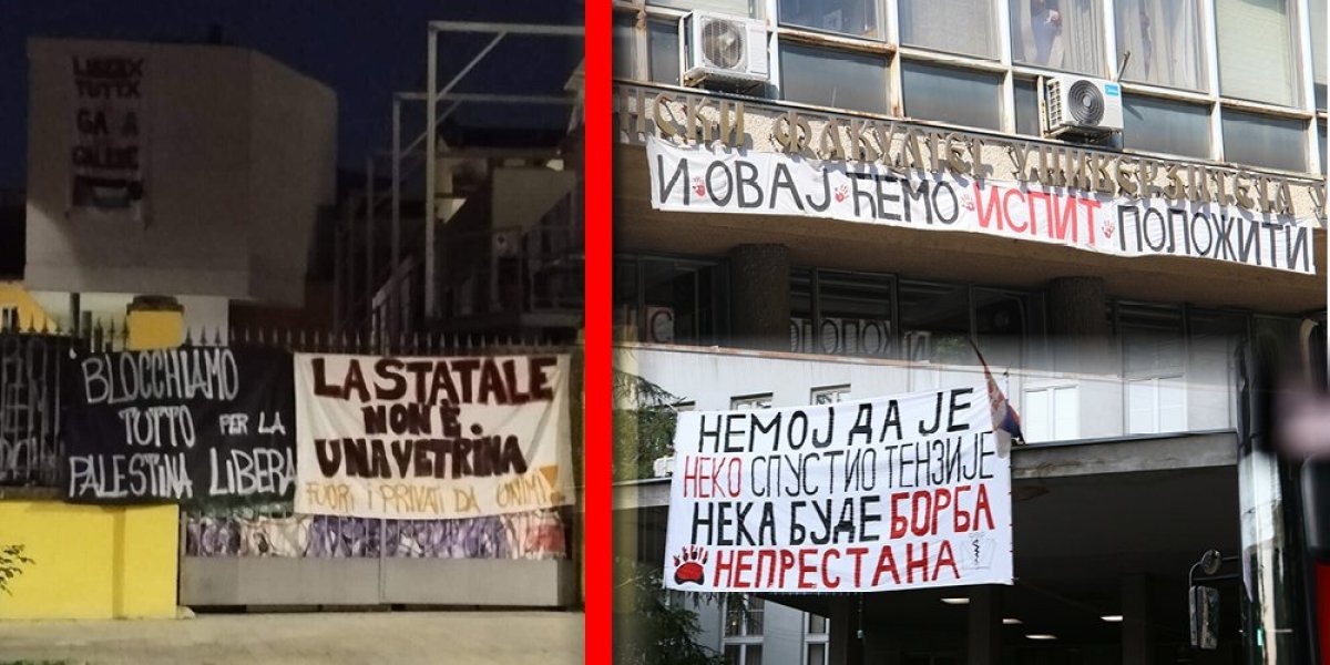 Scenario isti: Fakultet u Milanu blokirali baš kao u Srbiji - poručuju 'smrt policiji'