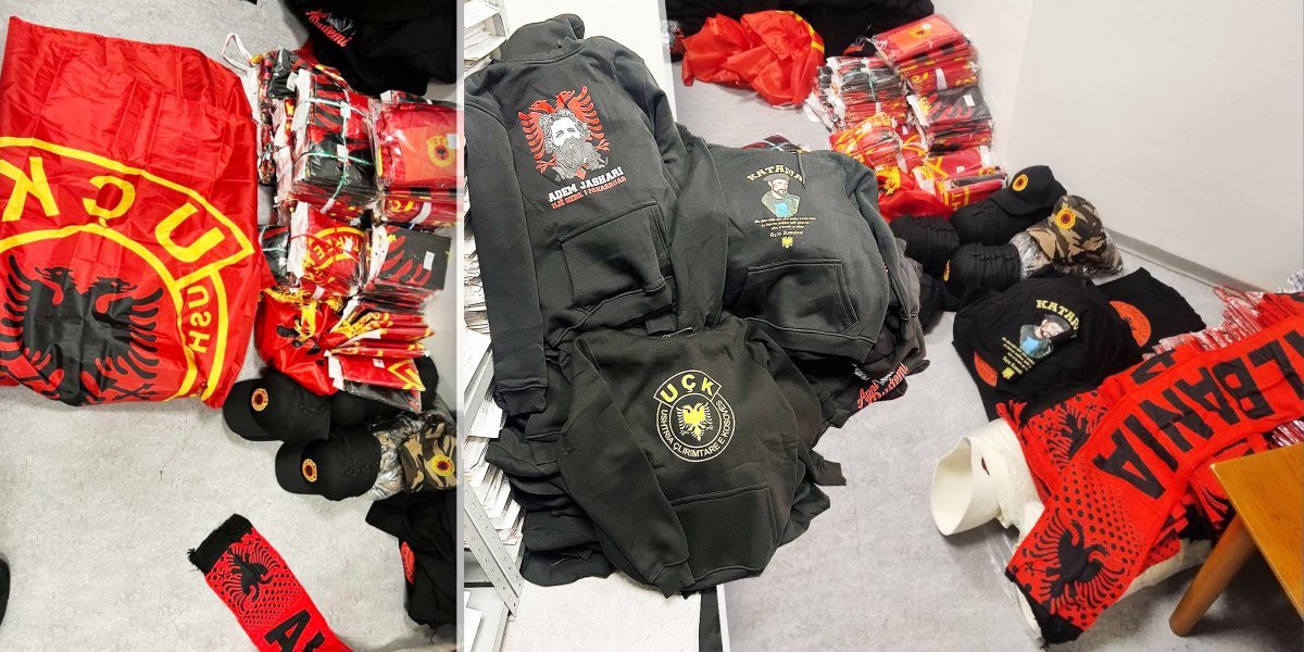 Albanac ''pao'' na Merdarama: Pokušao da unese zastave i obeležja UČK i napravi haos na utakmici Srbija-Albanija (FOTO/VIDEO)