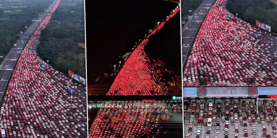 (VIDEO) Šokantni snimci iz Kine obišli svet: Milioni automobila zaglavljeni, nastao potpuni kolaps