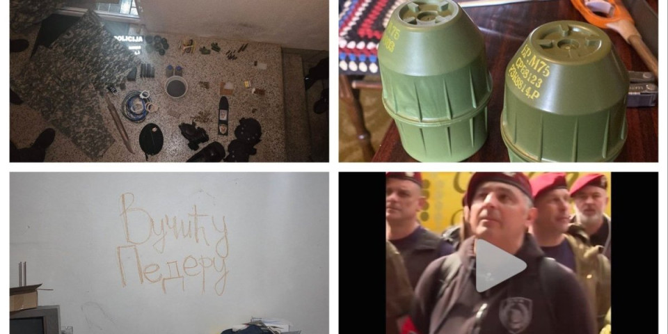 (FOTO) Bivši specijalac naoružan do zuba: Evo zašto je Vučić govorio o obojenoj revoluciji!