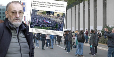 Blokaderi koji sebe i danas, posle skoro 12 meseci širenja terora u Srbiji, i dalje nazivaju studentima, nadali su se, verovali ili ne, da će biti ovogodišnji dobitnici Nobelove nagrade za mir, međutim, jedino što su dobili jesrte šamarčina.
