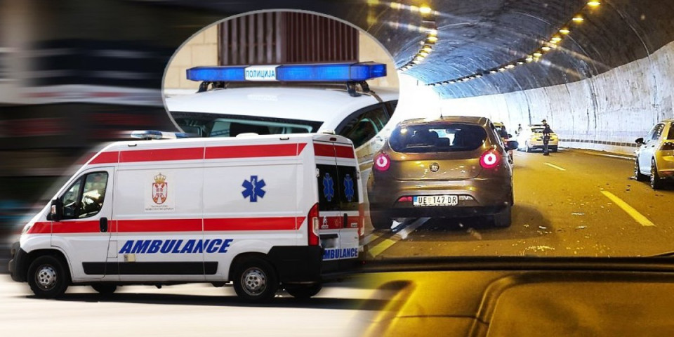 Delovi rasuti po putu: Jeziva nesreća u tunelu kod Zlatibora (FOTO)